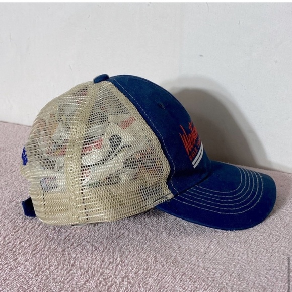 Vintage Navy Westcan Bulk Transport Mesh Back Snap Back Trucker Hat - Picture 9 of 11